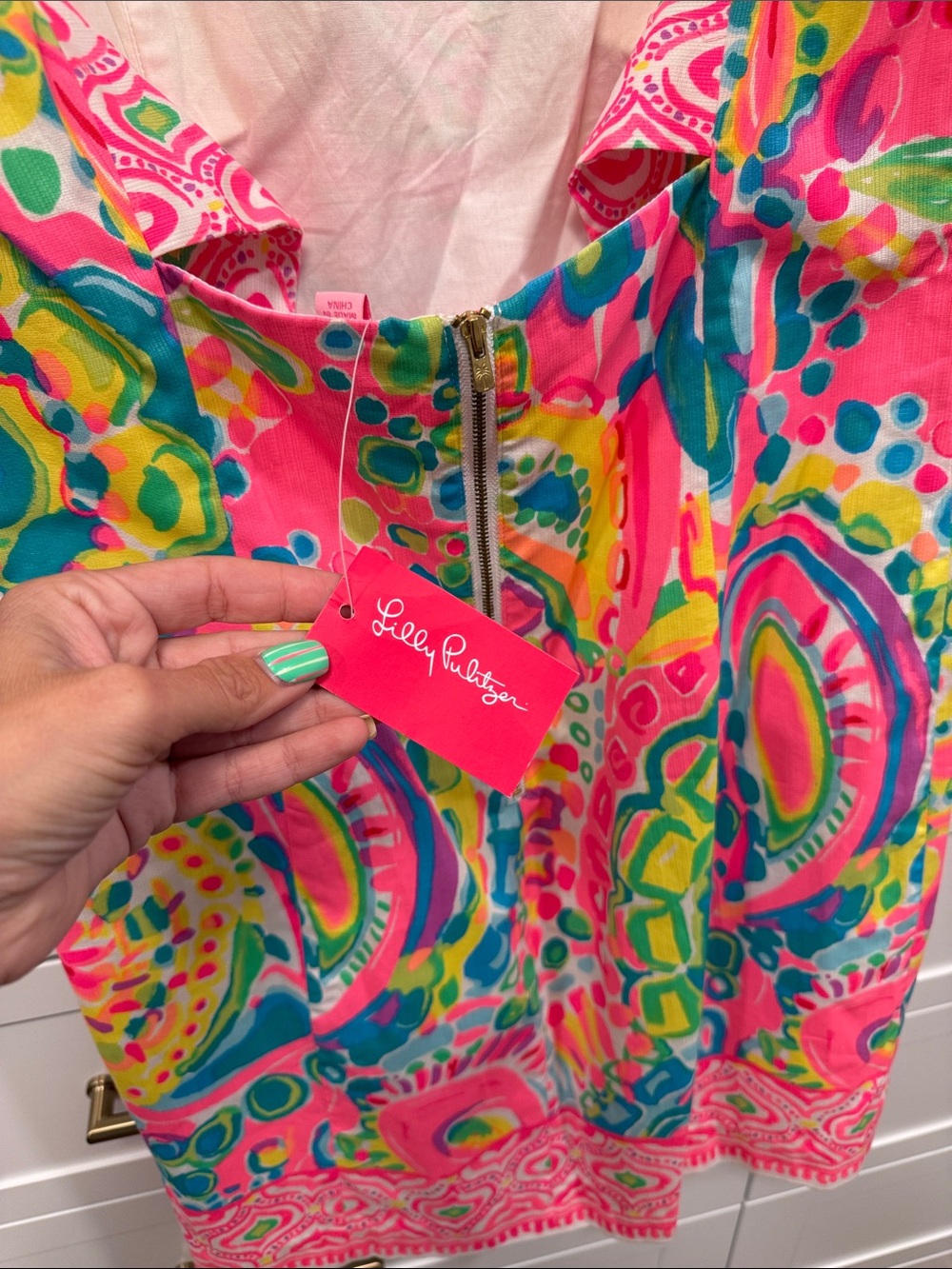 Lilly Pulitzer Shelli Dress Multi Come Out of Your Shell NWT HTF - Picture 2 of 6